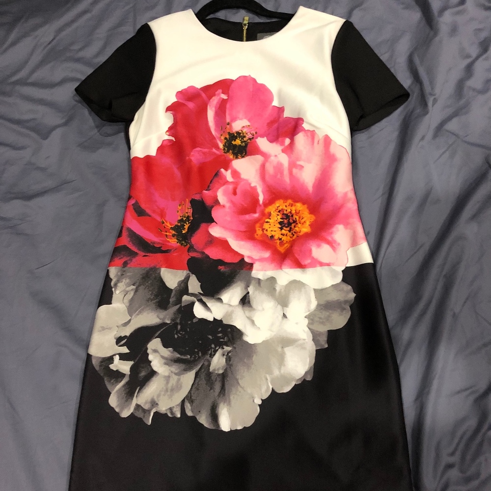 Vince Camuto Flower Dress Size 4